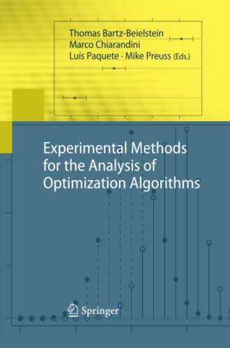 Experimental Methods for the Analysis of Optimization Algorithms