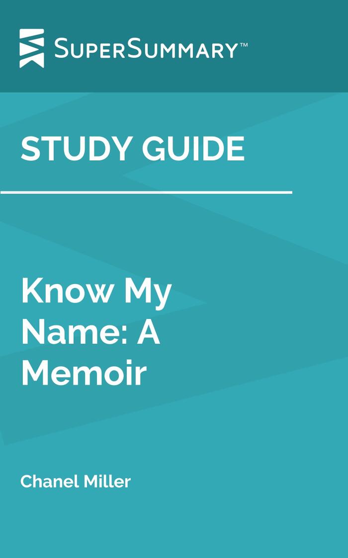 Know My Name: A Memoir