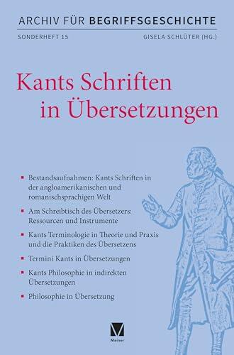 Kants Schriften in Übersetzungen