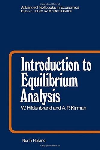 Introduction to Equilibrium Analysis: Variations on Themes