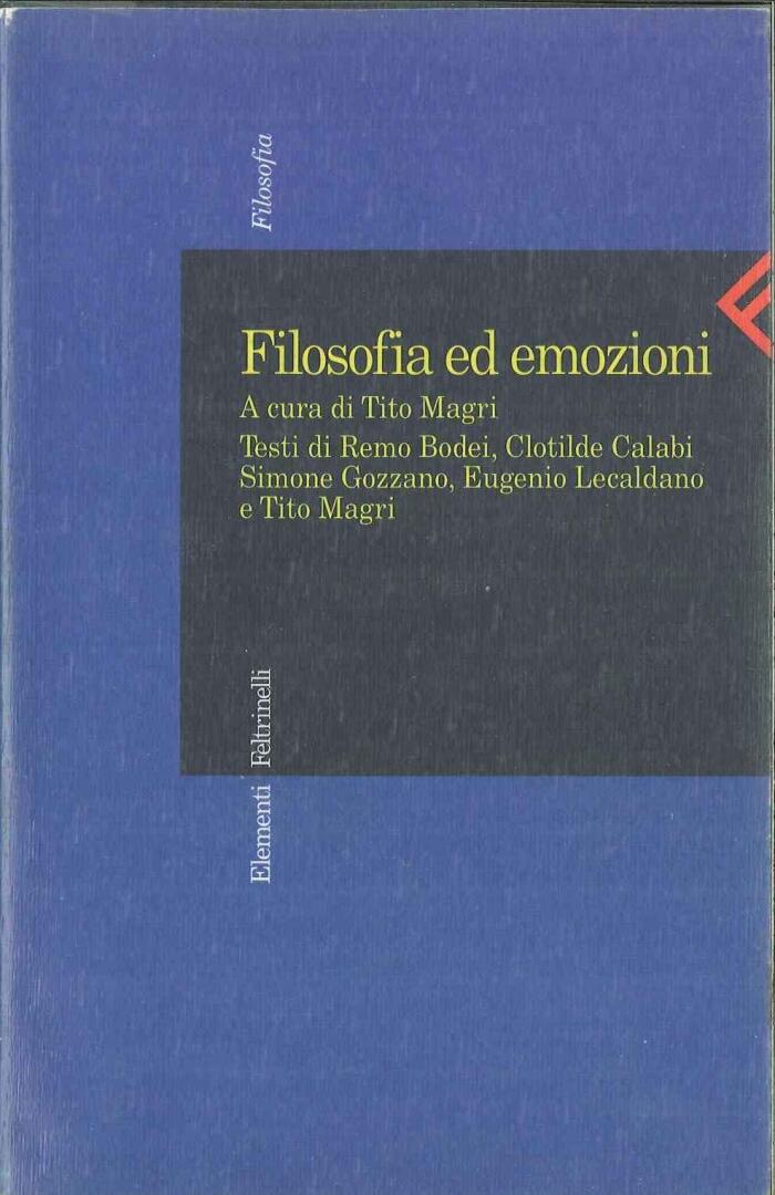 Filosofia Ed Emozioni