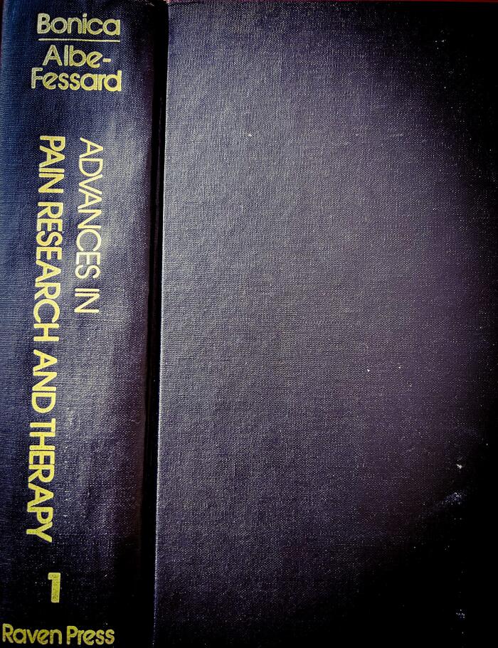 Proceedings of the First World Congress on Pain