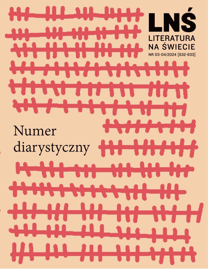 Literatura na Świecie: Numer diarystyczny 3-4/2024