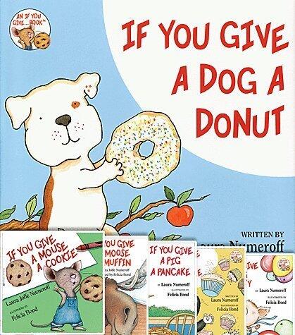 If You Give A..Book Pack (6 Pack): If You Give A Pig A Party, If You Give A Cat A Cupcake, If You Give A Pig A Pancake, If You Give A Moose A Muffin, If You Give A Dog A Donut, If You Give A Mouse A Cookie