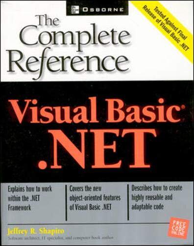 Visual Basic .NET: The Complete Reference