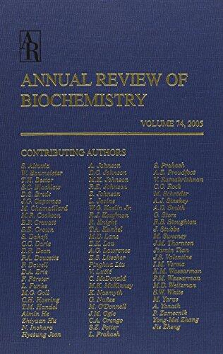 Annual Review of Biochemistry, Volume 74