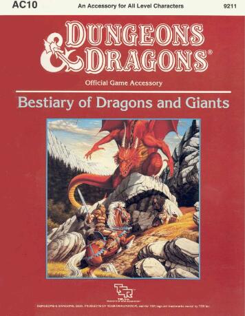 Bestiary of Dragons and Giants