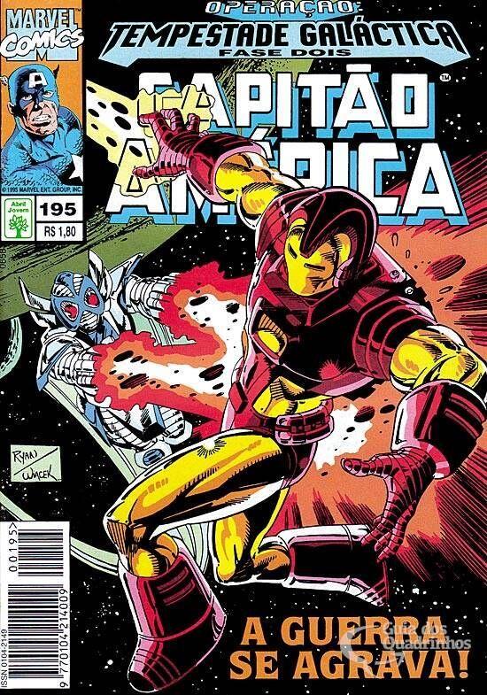 Capitão América n° 195 - Operação Tempestade Galáctica Fase Dois - A Guerra se Agrava!