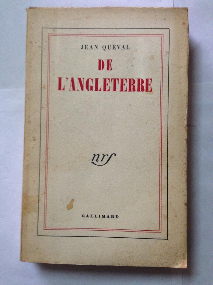 DE L'ANGLETERRE