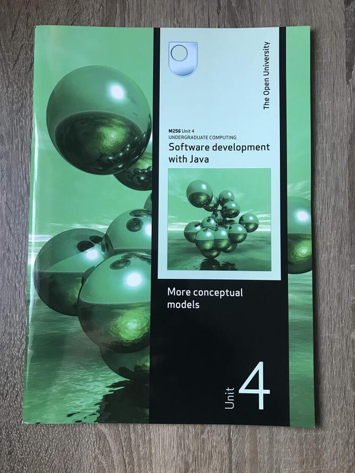 M256 Software Development with Java: More conceptual models