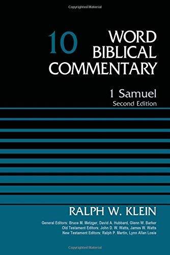1 Samuel,: Volume 10 (Word Biblical Commentary)