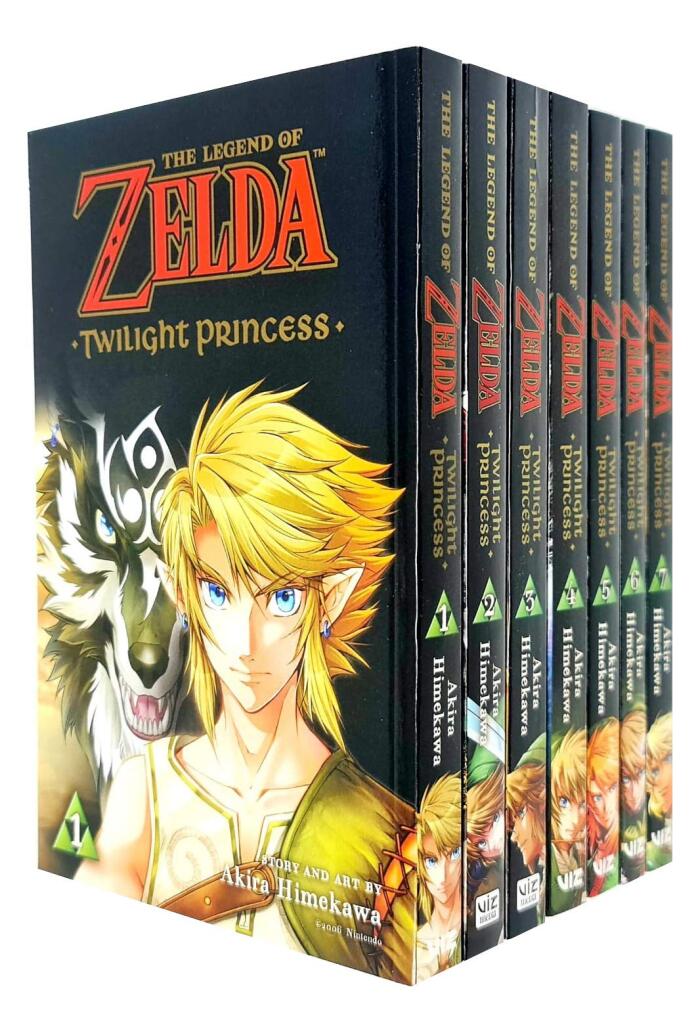 The Legend of Zelda Twilight Princess Vol 1-7: 7 Books Collection Set By Akira Himekawa