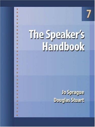 The Speaker's Handbook [with CD-ROM and Infotrac]