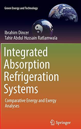 Integrated Absorption Refrigeration Systems: Comparative Energy and Exergy Analyses