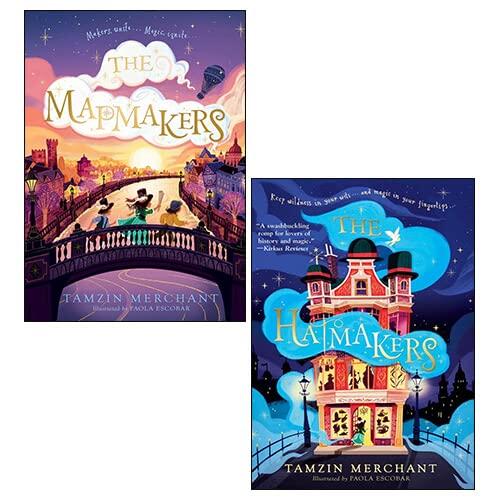 The Hatmakers, The Mapmakers by Tamzin Merchant (2 Books Collection Set)