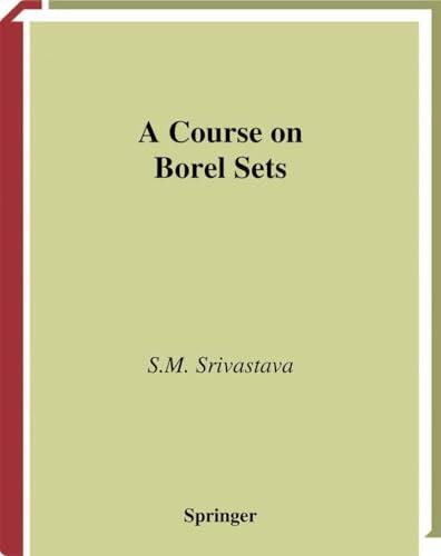 A Course on Borel Sets