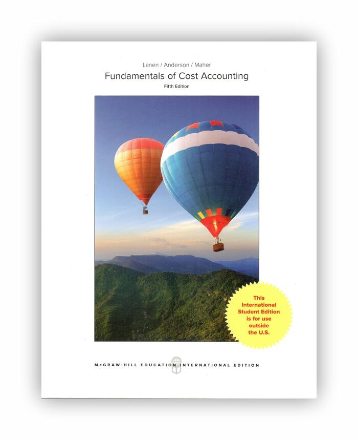 ISE Fundamentals of Cost Accounting