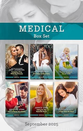 Medical Box Set September 2025/Forbidden Fling With The Princess/One Night To Royal Baby/Parisian Surgeon's Secret Child/How To Resist Your Enemy/F