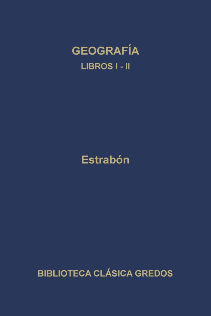 Geografía: Libros I-II