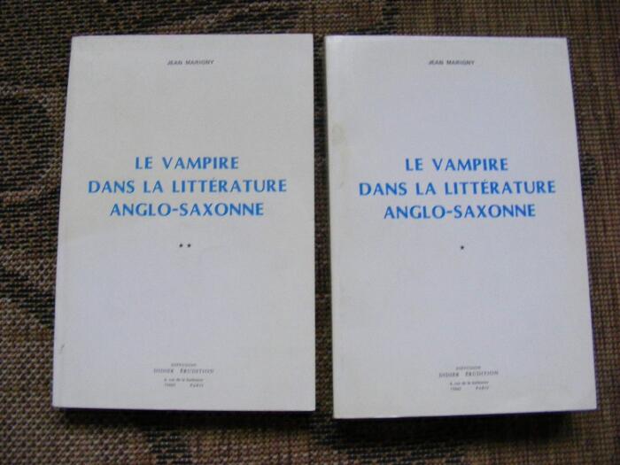 Le vampire dans la littérature anglo-saxonne