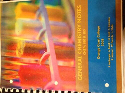 General Chemistry Notes Chem 180 & 185