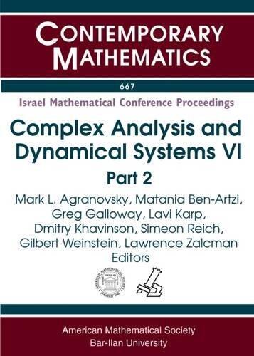 Complex Analysis and Dynamical Systems VI: Complex Analysis, Quasiconformal Mappings, Complex Dynamics: Sixth International Conference on Complex ... Israel (6)