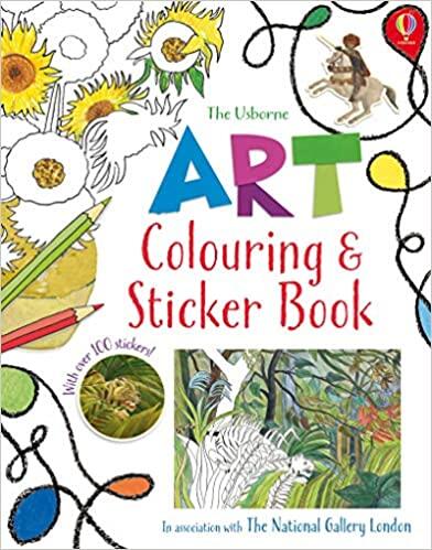 Art Colouring & Sticker Book