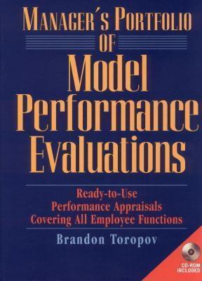 Manager's Portfolio of Model Performance Evaluations: Ready-to-Use Performance Appraisals Covering All Employee Functions