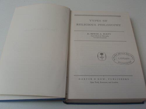 Types of religious philosophy,
