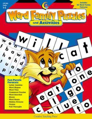 Word Family Puzzles and Activities, Gr. 1-2