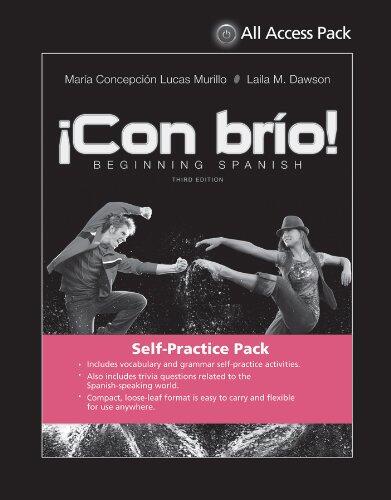 Con brío: Beginning Spanish, 3e All Access Pack (Print Component)