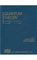 Quantum Theory (Reconsideration of Foundations)