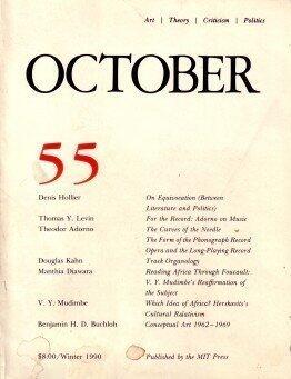 OCTOBER 55: ART/ THEORY/ CRITICISM/ POLITICS - WINTER 1990