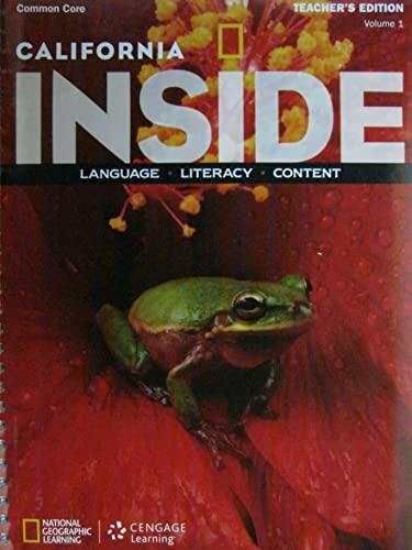 California Inside Common Core Level C Teacher's Edition (Volume 1)