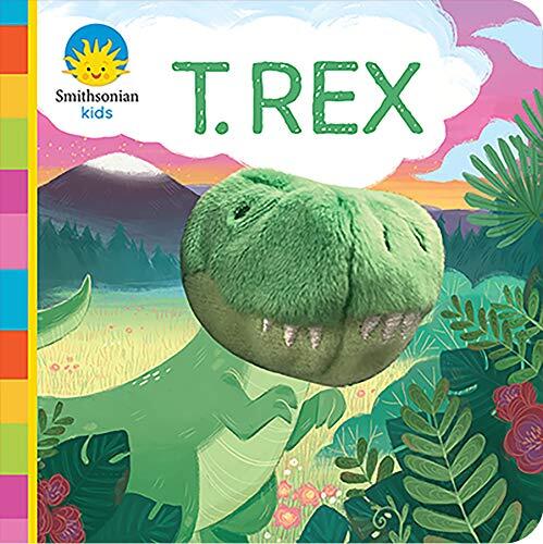 Libro de tablero de títeres de dedo de dinosaurio de Smithsonian Kids: T.rex