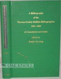 A Bibliography of the Thoreau Society Bulletin Bibliographies 1941-1969