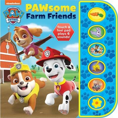 PAW Patrol - PAWsome Farm Friends - Touch & Feel Textured Sound Pad for Tactile Play - PI Kids