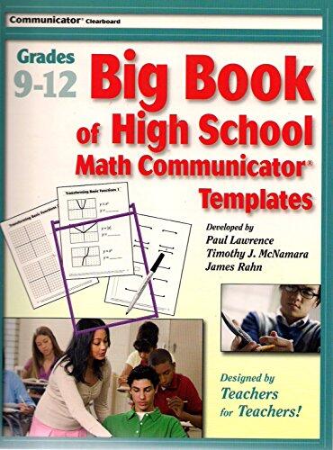 Big Book of Math Communicator Templates