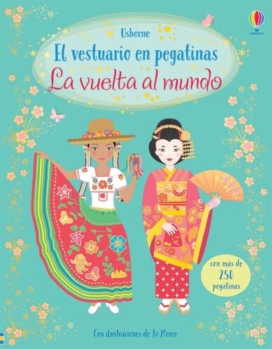 La vuelta al mundo. El vestuario en pegatinas