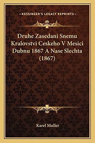 Druhe Zasedani Snemu Kralovstvi Ceskeho V Mesici Dubnu 1867 A Nase Slechta (1867)