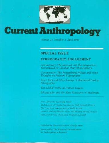 Current Anthropology: April 2000