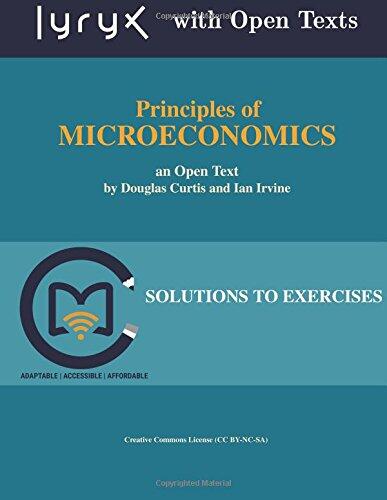 Principles of Microeconomics: Solutions to Exercises