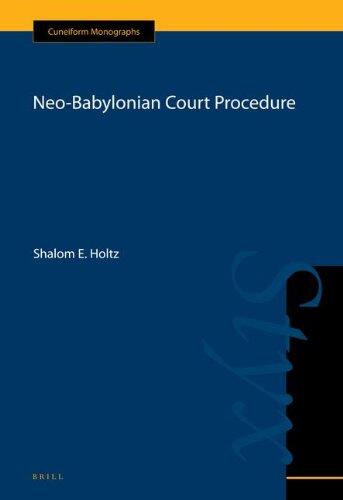 Neo-Babylonian Court Procedure