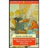 Reflections on the Revolution in France by Burke,Edmund. [1999] Paperback