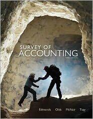 Survey of Accounting 3th (third) edition Text Only