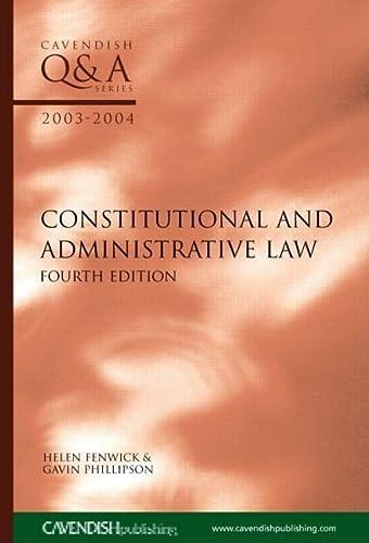 Q&A Constitutional and Administrative Law (4th Edition)