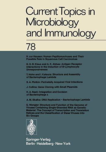 Current Topics in Microbiology and Immunology (Current Topics in Microbiology and Immunology), volume 78