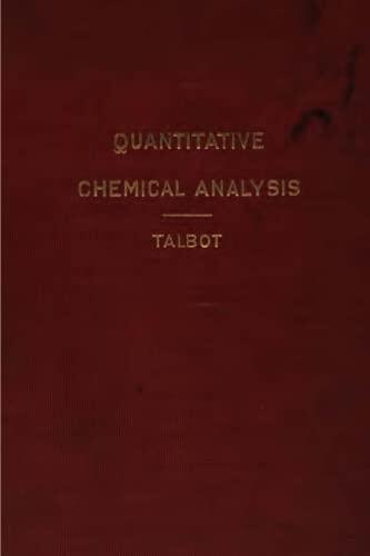 Quantitative Chemical Analysis