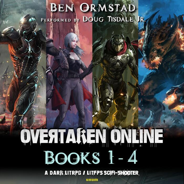 Overtaken Online Books 1-4: A Dark LitRPG/LitFPS SciFi-Shooter Box Set