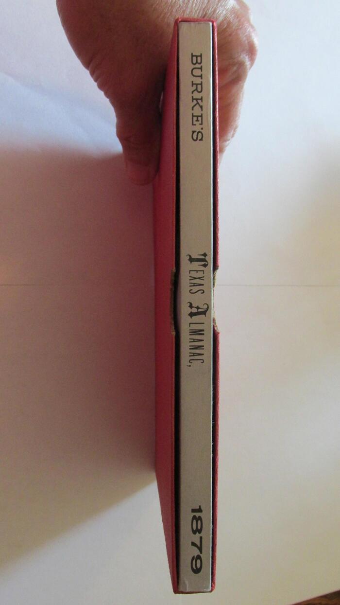 Burke's Texas Almanac and Immigrant's Handbook for 1879
